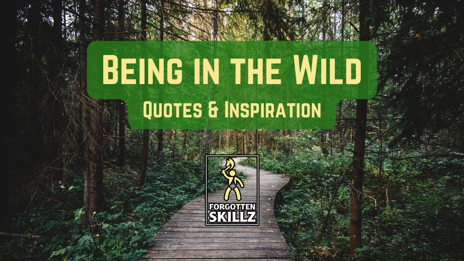 Quotes and inspiration about being in the wild