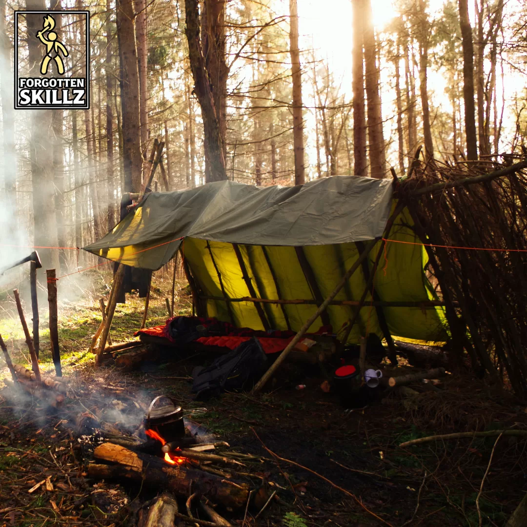 Emergency Shelter Techniques: Lean-to | Forgotten Skillz Long Island